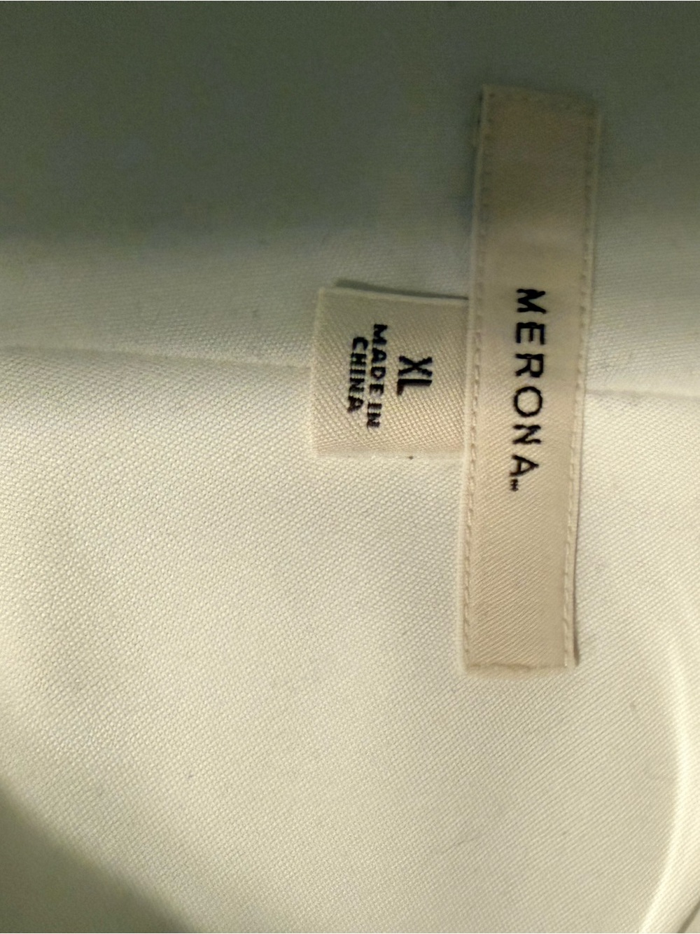 Merona White Men's Button-Up Shirt